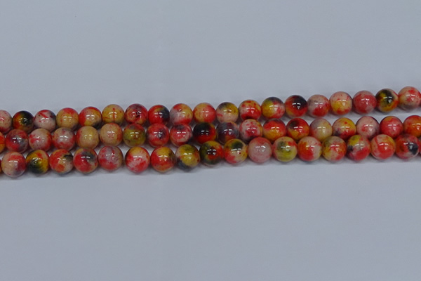 CMJ487 15.5 inches 10mm round rainbow jade beads wholesale