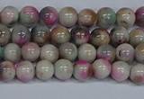 CMJ492 15.5 inches 6mm round rainbow jade beads wholesale