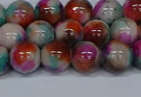 CMJ494 15.5 inches 10mm round rainbow jade beads wholesale