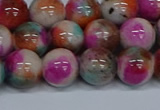 CMJ495 15.5 inches 12mm round rainbow jade beads wholesale