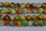 CMJ498 15.5 inches 4mm round rainbow jade beads wholesale