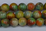 CMJ501 15.5 inches 10mm round rainbow jade beads wholesale