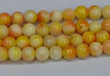 CMJ505 15.5 inches 4mm round rainbow jade beads wholesale