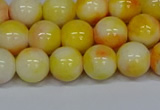 CMJ508 15.5 inches 10mm round rainbow jade beads wholesale