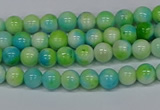 CMJ519 15.5 inches 4mm round rainbow jade beads wholesale