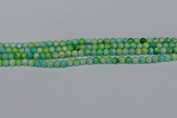 CMJ520 15.5 inches 6mm round rainbow jade beads wholesale