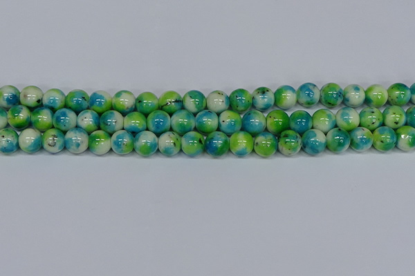 CMJ523 15.5 inches 12mm round rainbow jade beads wholesale