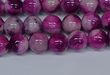 CMJ528 15.5 inches 8mm round rainbow jade beads wholesale