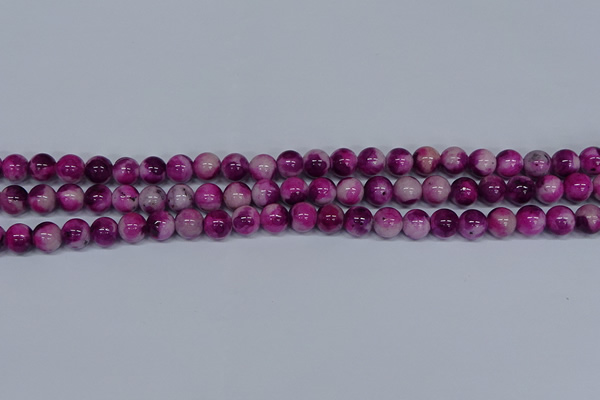 CMJ528 15.5 inches 8mm round rainbow jade beads wholesale