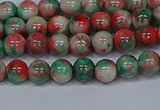 CMJ534 15.5 inches 6mm round rainbow jade beads wholesale