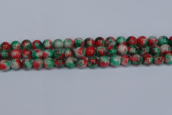 CMJ537 15.5 inches 12mm round rainbow jade beads wholesale