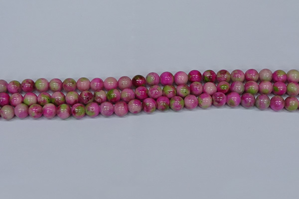 CMJ549 15.5 inches 8mm round rainbow jade beads wholesale