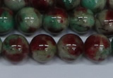 CMJ572 15.5 inches 12mm round rainbow jade beads wholesale