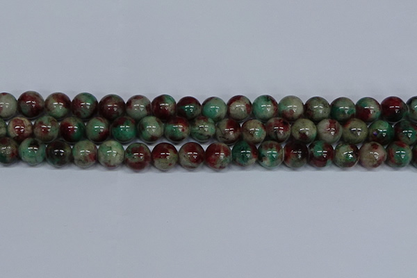 CMJ572 15.5 inches 12mm round rainbow jade beads wholesale