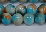 CMJ579 15.5 inches 12mm round rainbow jade beads wholesale