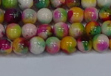 CMJ590 15.5 inches 6mm round rainbow jade beads wholesale