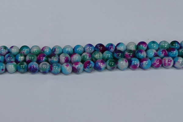 CMJ614 15.5 inches 12mm round rainbow jade beads wholesale