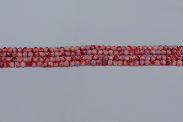 CMJ617 15.5 inches 4mm round rainbow jade beads wholesale