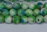 CMJ626 15.5 inches 8mm round rainbow jade beads wholesale