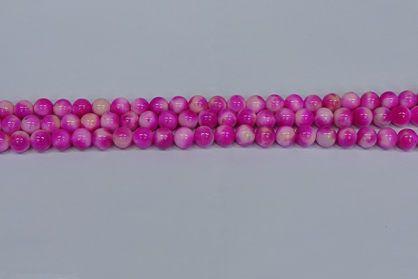 CMJ640 15.5 inches 8mm round rainbow jade beads wholesale