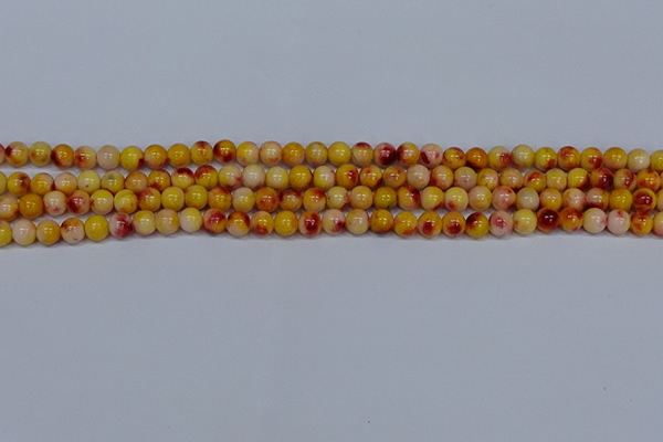 CMJ646 15.5 inches 6mm round rainbow jade beads wholesale