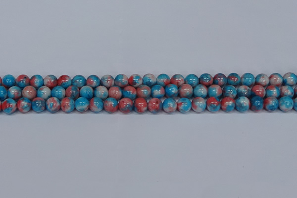 CMJ661 15.5 inches 8mm round rainbow jade beads wholesale