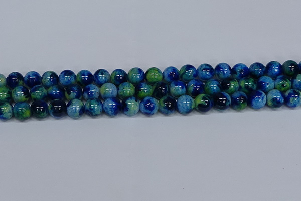 CMJ670 15.5 inches 12mm round rainbow jade beads wholesale