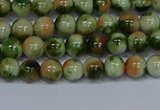 CMJ674 15.5 inches 6mm round rainbow jade beads wholesale