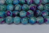 CMJ688 15.5 inches 6mm round rainbow jade beads wholesale