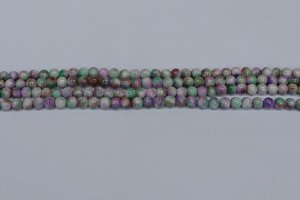 CMJ716 15.5 inches 6mm round rainbow jade beads wholesale