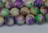 CMJ718 15.5 inches 10mm round rainbow jade beads wholesale