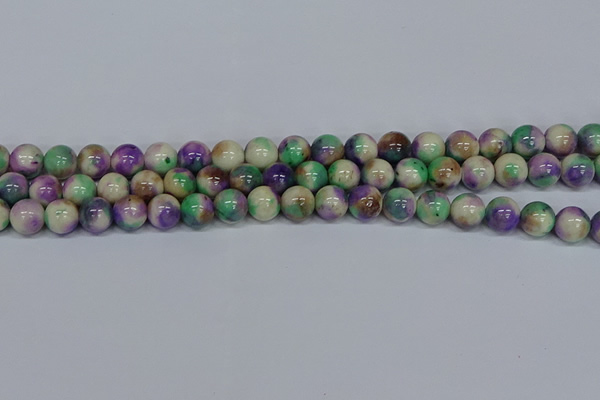 CMJ718 15.5 inches 10mm round rainbow jade beads wholesale