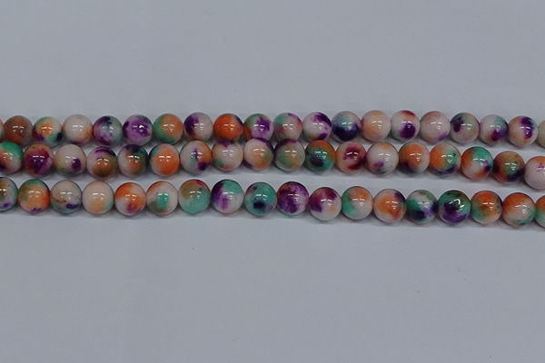 CMJ725 15.5 inches 10mm round rainbow jade beads wholesale