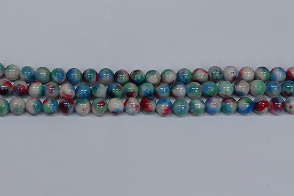 CMJ732 15.5 inches 10mm round rainbow jade beads wholesale