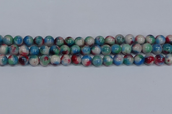 CMJ733 15.5 inches 12mm round rainbow jade beads wholesale