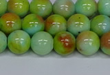 CMJ739 15.5 inches 10mm round rainbow jade beads wholesale