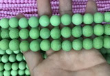 CMJ843 15.5 inches 10mm round matte Mashan jade beads wholesale