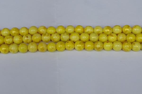 CMJ907 15.5 inches 8mm round Mashan jade beads wholesale