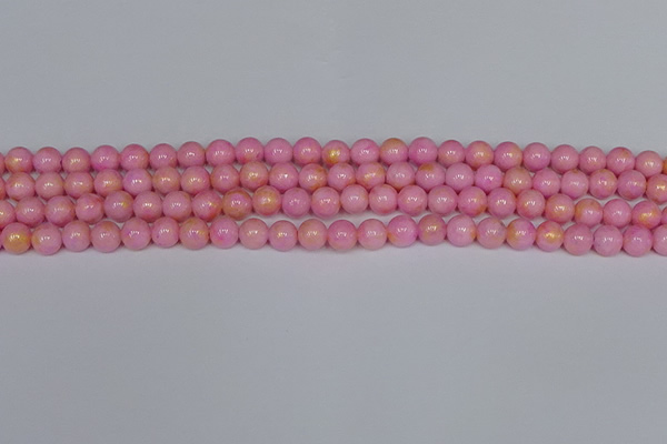 CMJ915 15.5 inches 4mm round Mashan jade beads wholesale