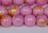 CMJ917 15.5 inches 8mm round Mashan jade beads wholesale