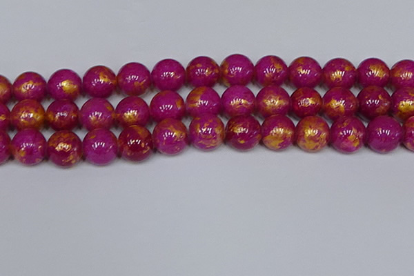 CMJ929 15.5 inches 12mm round Mashan jade beads wholesale