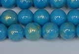 CMJ951 15.5 inches 6mm round Mashan jade beads wholesale