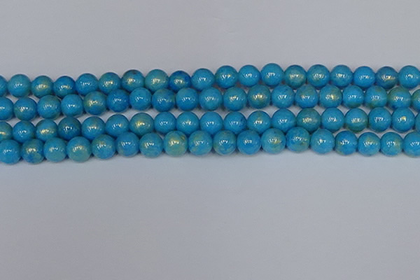 CMJ951 15.5 inches 6mm round Mashan jade beads wholesale