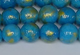 CMJ952 15.5 inches 8mm round Mashan jade beads wholesale