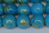 CMJ953 15.5 inches 10mm round Mashan jade beads wholesale