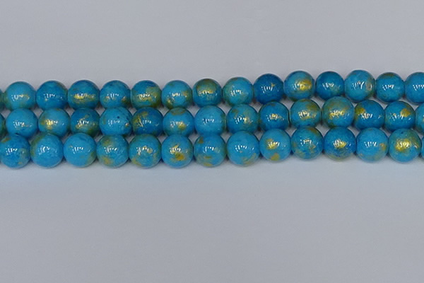 CMJ953 15.5 inches 10mm round Mashan jade beads wholesale