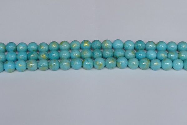 CMJ966 15.5 inches 6mm round Mashan jade beads wholesale