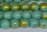 CMJ971 15.5 inches 6mm round Mashan jade beads wholesale