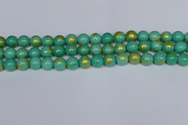 CMJ973 15.5 inches 10mm round Mashan jade beads wholesale