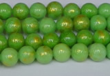 CMJ975 15.5 inches 4mm round Mashan jade beads wholesale